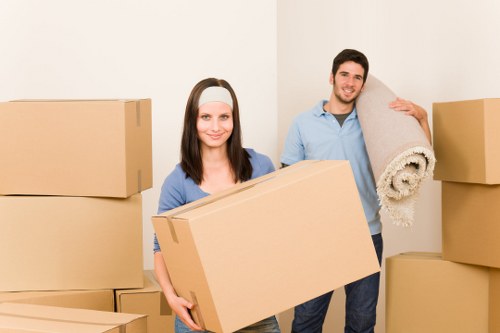 Man and van vehicle ready for a central London move